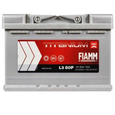 Аккумулятор FIAMM TITANIUM PRO 80Ah 730 R (L380P) 