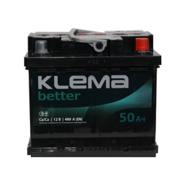 Аккумулятор Klema Better 50Ah 480A L+