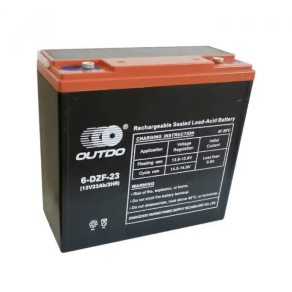 Аккумулятор Outdo 6-DZM-20 GEL (6-DZF-20) (12V 20A) (электровелосипеды)