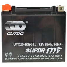 Аккумулятор Outdo UTX20L-BS (12V 18A) AGM