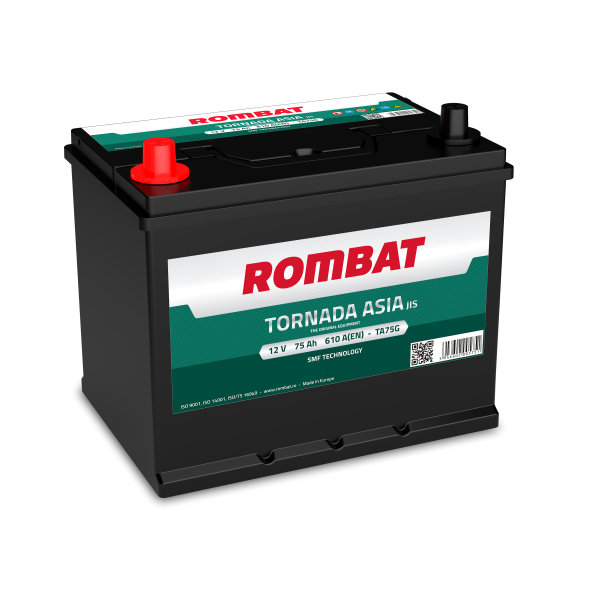 Акумулятор ROMBAT TORNADA Asia 75Ah 610 L ( D26 TA75G)