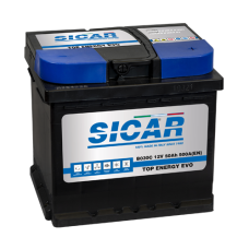 Аккумулятор SICAR 50Ah 500A R  (B030C) (L1)
