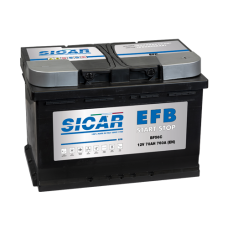 Аккумулятор SICAR EFB 70Ah 760A R  (BF56C) (L3)
