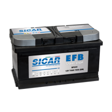 Аккумулятор SICAR EFB 75Ah 780A R  (BF60C) (LB4)