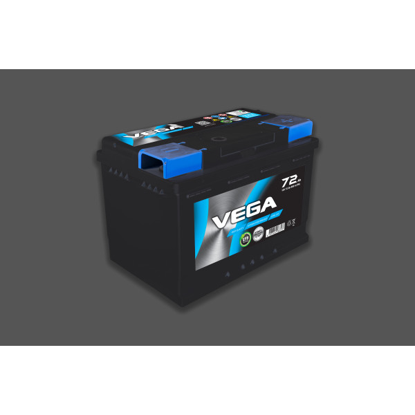 Аккумулятор VEGA Black EFB 72Ah 800A R+