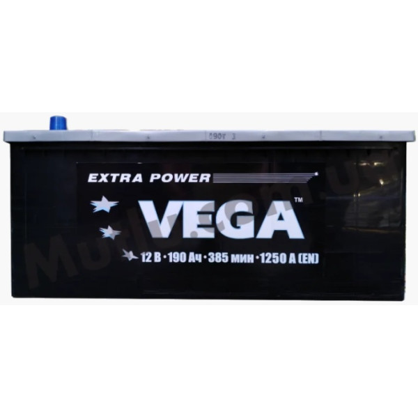Аккумулятор Vega EP HD 190Ah 1250A (A4) усиленный