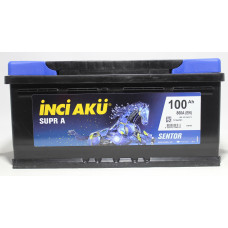 Аккумулятор INCI Aku SUPRA 100Ah 860A R+ (низкобазовый)